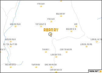 map of Abanay