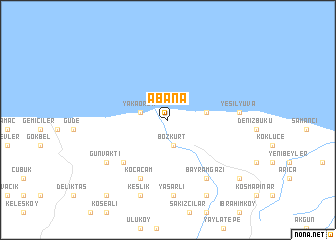 map of Abana