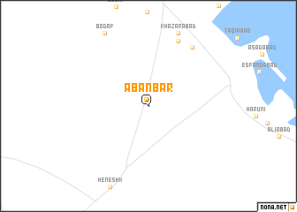 map of Āb Anbār