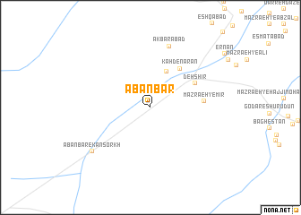 map of Ābanbār