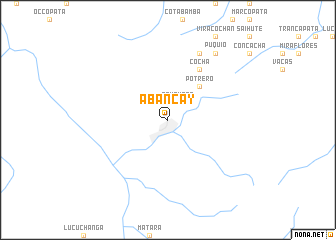 map of Abancay
