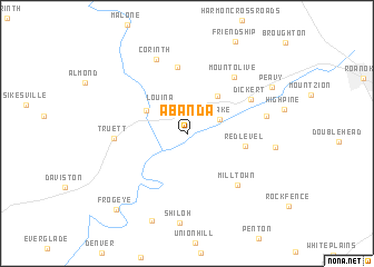 map of Abanda