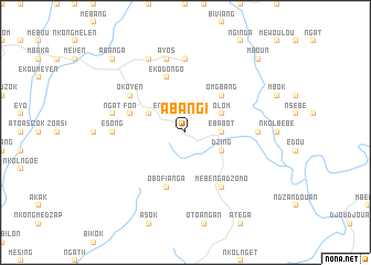 map of Abang I