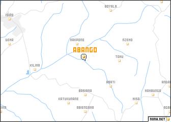 map of Abango