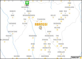 map of Abang-Si