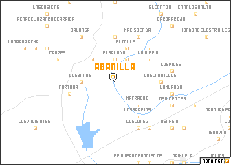 map of Abanilla