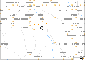 map of Aba Nkomini