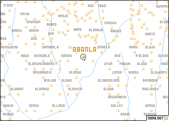 map of Abanla