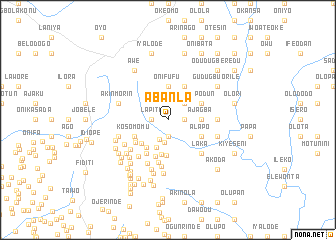 map of Abanla