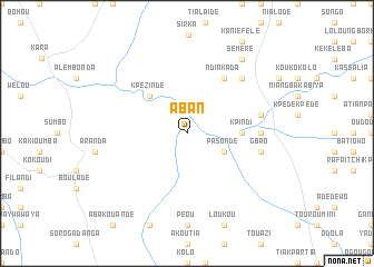 map of Aban