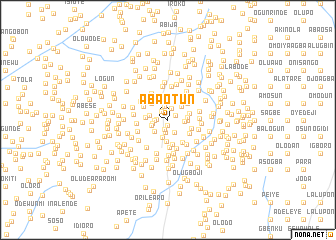 map of Aba Otun