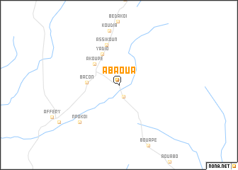 map of Abaoua