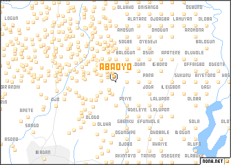 map of Abaoyo