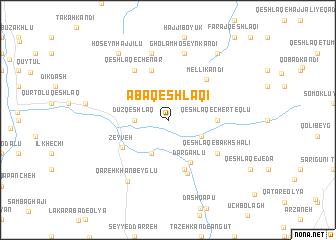 map of ‘Abā Qeshlāqī