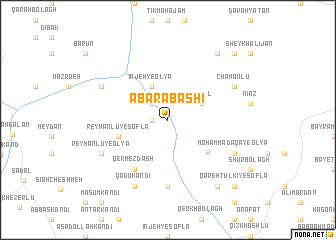 map of Ābārābāshī