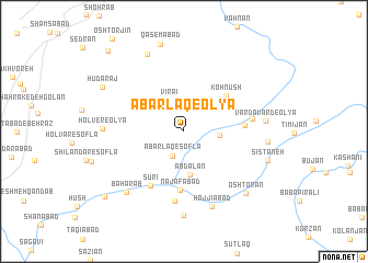 map of Abarlāq-e ‘Olyā