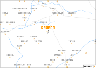 map of Abaron