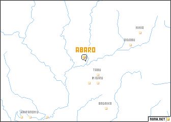 map of Abaro