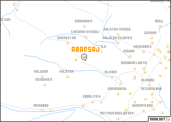 map of Abarsaj