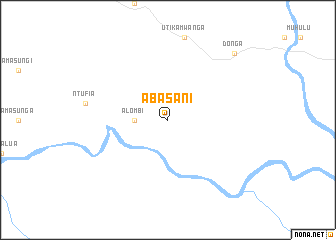 map of Abasani