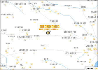 map of Aba Shahīd