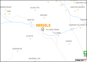 map of Abasolo