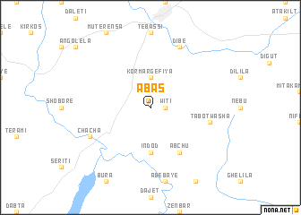 map of Ābas