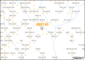 map of Abatan