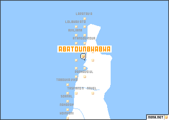 map of Abatounbwabwa