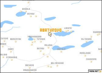 map of Abaturovo