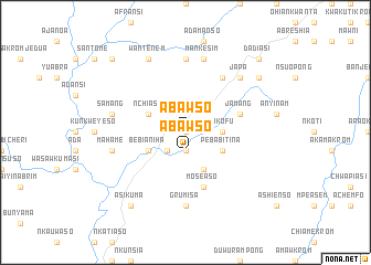 map of Abawso