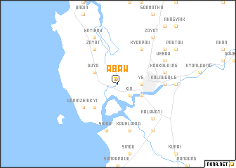 map of Abaw