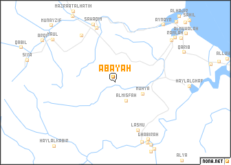 map of ‘Abāyah