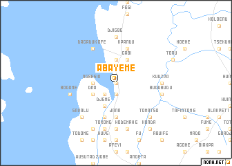 map of Abayeme