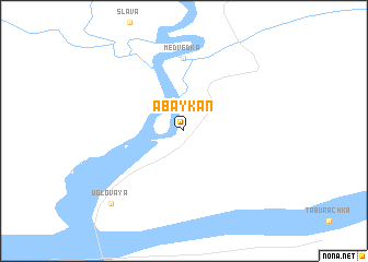 map of Abaykan