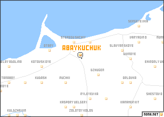 map of Abay-Kuchuk