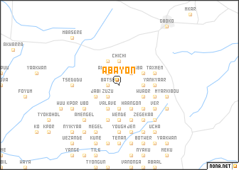 map of Abayon