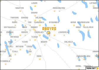 map of Abayro