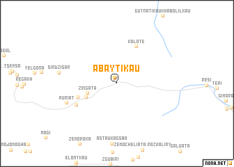 map of Abaytikau
