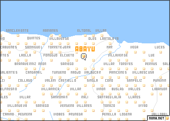 map of Abayu