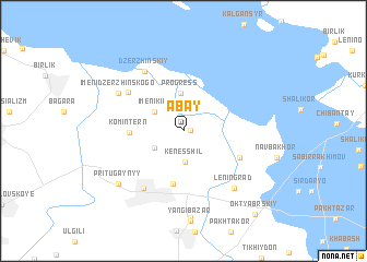 map of Abay