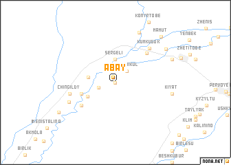 map of (( Abay ))