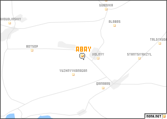map of Abay