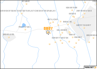 map of Abay