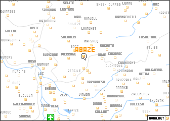 map of Abazë