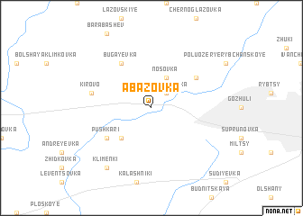 map of Abazovka