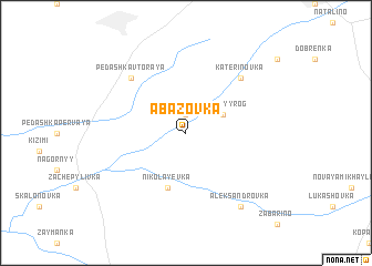 map of Abazovka