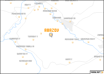 map of Abazov