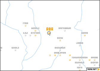 map of Aba