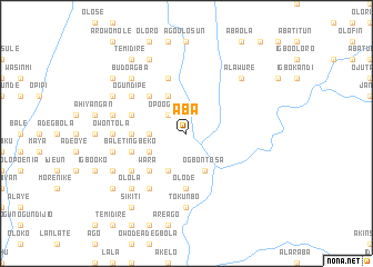 map of Aba